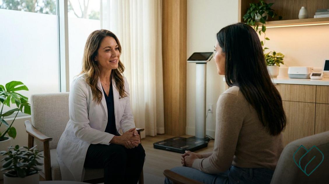 Acompanhamento cardiológico especializado com a Dra. Luciana Gouveia focado no risco cardiovascular na menopausa e na avaliação de sintomas como palpitações e dor no peito por estresse;durmo oito horas e acordo exausta?