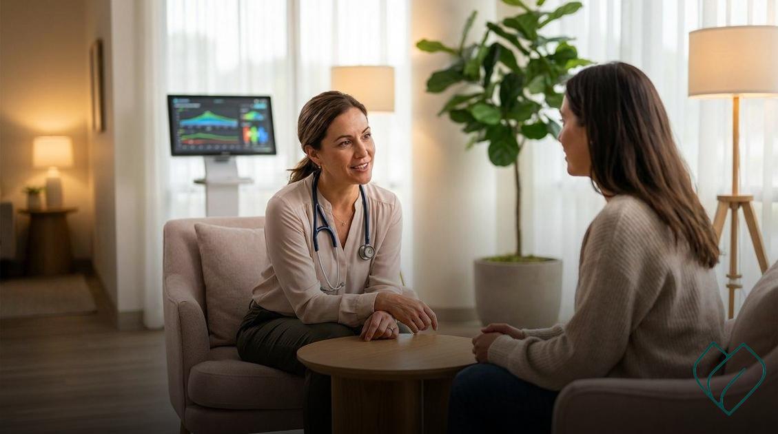 Dra Marcela Rammos Redescubra sua energia, equilíbrio e confiança durante a menopausa Recupere sua energia e autoestima com um tratamento seguro e feito para você!;exame de bioimpedância 3D e termografia