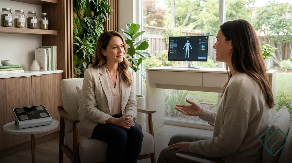 Dra Marcela Rammos Redescubra sua energia, equilíbrio e confiança durante a menopausa Recupere sua energia e autoestima com um tratamento seguro e feito para você!;terapia com injetáveis e vitaminas